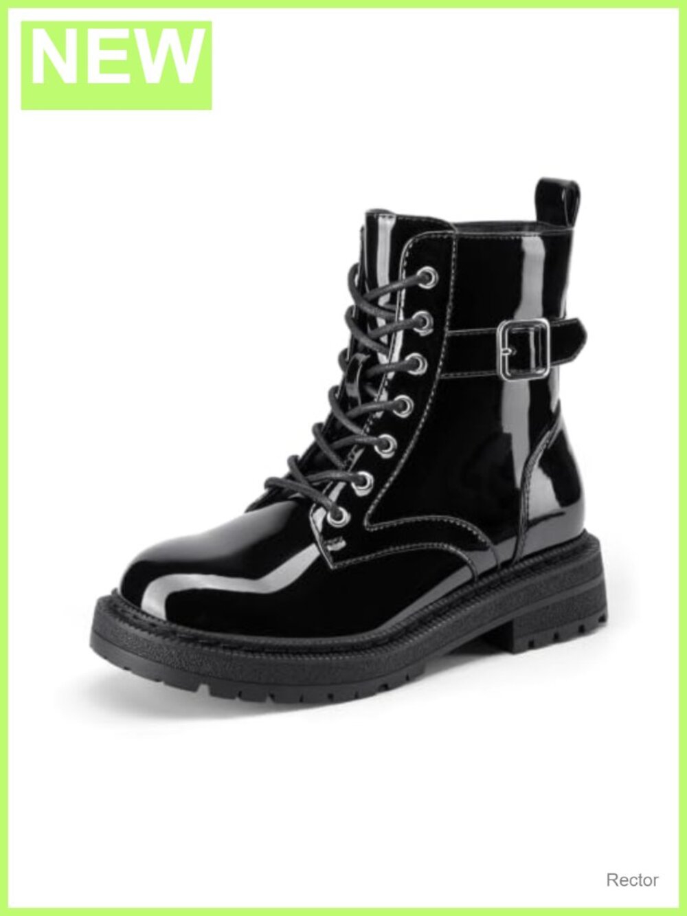 Girls Ankle Combat Boots Side Zipper Lace Up Kids Toddler Boots